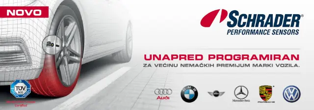 Schrader NOVO UNAPRED PROGRAMIRAN